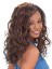 Popurlar Long Curly No Bang African American Lace Wigs for Women 16 Inch