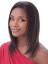 Exquisite Medium Straight African American Lace Wigs for Women 14 Inch