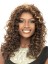 Natural Medium Curly African American Lace Wigs for Women 16 Inch