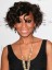 Natural Short Curly African American Full Lace Wigs for Women 8 Inch