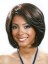 The Fresh Short Straight Side Bang African American Lace Wigs for Women 10 Inch 