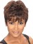 Trendy Short Wavy African American Wigs