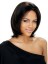 Brazil Short Straight Sepia African American Lace Wigs for Women