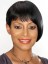 Glamorous Short Straight Black African American Wigs
