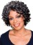 Dainty Short Curly Gray African American Lace Wigs