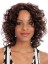 Short Curly Brown African American Lace Wigs