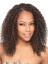 Exquisite Medium Curly No Bang African American Lace Wigs for Women 14 Inch 