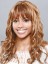 Chic Long Wavy Blonde Full Bang African American Wigs
