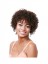 Adjustable Short Curly Full Bang African American Wigs