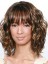 Simple Wavy Full Bang African American Wigs for Women