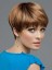 Modern Short Straight Lace Front Synthetic Wig