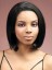 8" Silky Straight Remy Human Hair Lace Front Wig