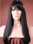 Straight Middle Part Remy Hair Full Lace Wigs
