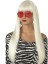 Cool Long Straight Lady Gaga Capless Wig for Woman