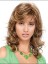 Dramatic Synthetic Curly Medium Length Wig