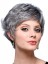 Graduated Back Grey Wig