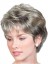 Short Wavy Lace Front Grey Wig