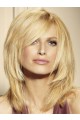 Medium Layered Blonde Human Hair Lace Front Wig Medium Layered Blonde Human Hair Lace Front Wig
