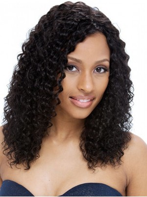 Natural Curly Full Lace African American Wig