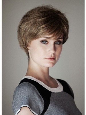 Beautiful Lace Front Straight Human Hair Wigs