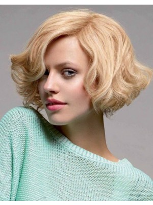 Amazing Bob Curly Remy Human Hair Wig