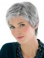 Short Grey Synthetic Wigs