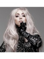 Lady Gaga Straight Lace Front Synthetic Wigs