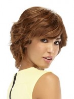 Short Shag Human Hair Wig