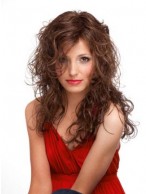 Long Full Lace Curly Human Hair Gorgeous Wig