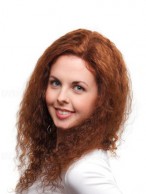 Beautiful Long Curly Human Hair Wig