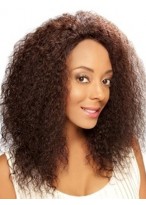 Amazing Without Bangs Curly Lace Front Wigs 