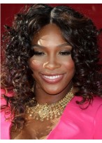 Flexibility Long Curly Remy Hair Lace Front Wig 