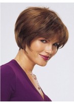 Graceful Short Straight Human Hair Wigs 