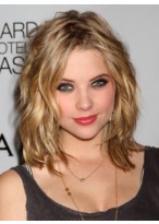 Modern Long Wavy Lace Front Wig 