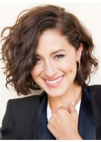 Gorgeous Short Wavy Human Hair Wig 
