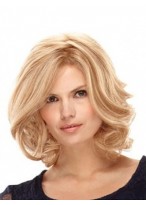 Perfect Wavy Medium Length Synthetic Wigs 