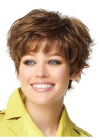 Short Layered Capless Synthetic Wig 