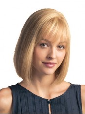 Beautiful Blonde Monofilament Human Hair Wigs