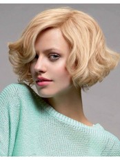 Amazing Bob Curly Remy Human Hair Wig
