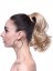 Fashion Synthetic Short Wavy Blonde Ponytail