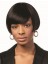 Short Straight African American Human Hair Wigs