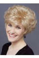 Short Wavy Capless Tousled Human Hair Wig
